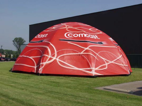 Inflatable Buildings and Tents comcast enclosed tent